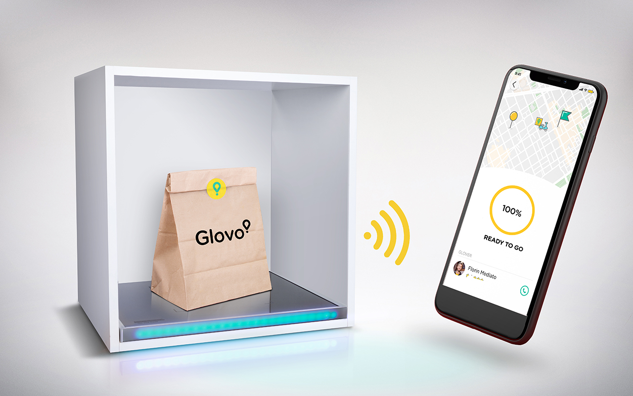 The Delivery Food Sensor works with an app